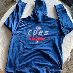 Blue Cubs Baseball Hoodie
